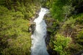 Slettafossen, a waterfall in the Rauma river, a little south of Verma upstream in Romsdalen in MÃÂ¸re og Romsdal