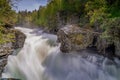 Slettafossen, a waterfall in the Rauma river, a little south of Verma upstream in Romsdalen in MÃÂ¸re og Romsdal