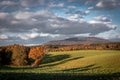 Sleza Mountain in autumn, Poland. Royalty Free Stock Photo