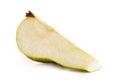 Slice of abate fetel pear. Royalty Free Stock Photo