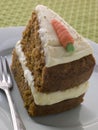 Slice Of American Carrot Cake