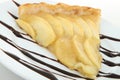 Slice of apple tart Royalty Free Stock Photo