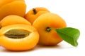 Slice apricot