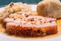 Slice of Austrian Roast Pork