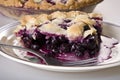 A Slice of Blueberry Pie Royalty Free Stock Photo