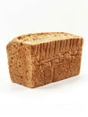A slice of bread with a brown crust Royalty Free Stock Photo