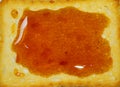 slice of bread with honey