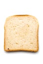 Slice of bread with spread on top Royalty Free Stock Photo