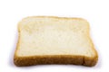 A piece of bread isolate a slice of white bread isolated on background