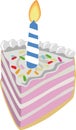 Slice of cake - illustration