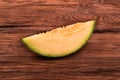 Slice cantaloupe melon Royalty Free Stock Photo