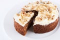 Photo of Slice of Carrot Cake Royalty Free Stock Photo