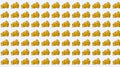Slice of cheese, gift or cloth paper, pattern, repeating pattern Royalty Free Stock Photo