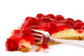 Slice of Cheesecake Royalty Free Stock Photo