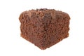 Slice of chocolate fudge cake Royalty Free Stock Photo