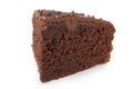 Slice of chocolate fudge cake Royalty Free Stock Photo