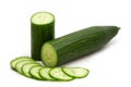 Slice cucumber Royalty Free Stock Photo