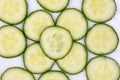 Slice of cucumber Royalty Free Stock Photo