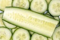 Slice of cucumber Royalty Free Stock Photo