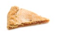 Slice of fresh baked apricot pie Royalty Free Stock Photo