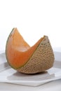 Slice of fresh Cantaloupe Melon Royalty Free Stock Photo