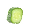 Slice of fresh cucumbe