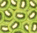 Slice of fresh kiwi fruit background