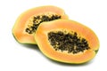 Slice fresh papaya Royalty Free Stock Photo