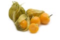 Slice fresh physalis