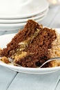 Slice of German Chocolate Cake Royalty Free Stock Photo