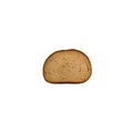 Slice of german healthy brown bread Royalty Free Stock Photo