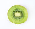 Slice half of juicy kiwi fruit Royalty Free Stock Photo