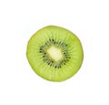 Slice half of juicy kiwi fruit Royalty Free Stock Photo