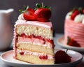 A Slice of Heaven: A Delicious Strawberry Cake