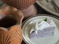 Homemade Taro and coconut cake