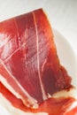 Slice of Jabugo ham