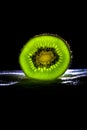 Slice of kiwi