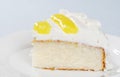 Slice Of Lemon Vanilla Cake