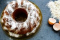 Bundt lemon cake Royalty Free Stock Photo