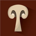 Slice mushroom icon