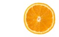 Slice orange isolated