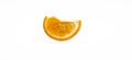 Slice of orange lemon isolated on a white background with clipping path Royalty Free Stock Photo