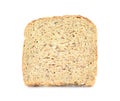 Slice of organic healthy multigrain bread