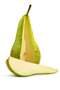 Slice of pear Royalty Free Stock Photo