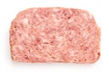 Slice of pork luncheon meat Royalty Free Stock Photo