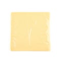 Slice of processed cheese isolated Royalty Free Stock Photo