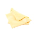 Slice of processed cheese isolated Royalty Free Stock Photo