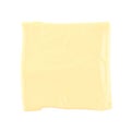 Slice of processed cheese isolated Royalty Free Stock Photo