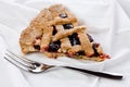 Slice of Strawberry Jam Tart Royalty Free Stock Photo