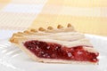 Slice of strawberry pie Royalty Free Stock Photo